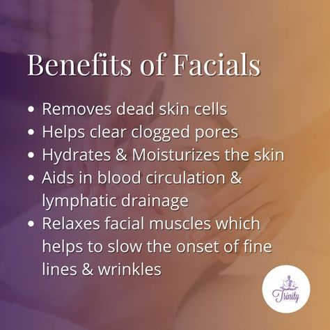 Facials have many benefits! Facts About Facials, Importance Of Facials, Esthetician Appointment Book, Benefit Of Facials, Benefits Of A Back Facial, Facial Benefits Quotes, Microdermabrasion Facial Benefits, Monthly Facial Benefits, Benefits Of Regular Facials