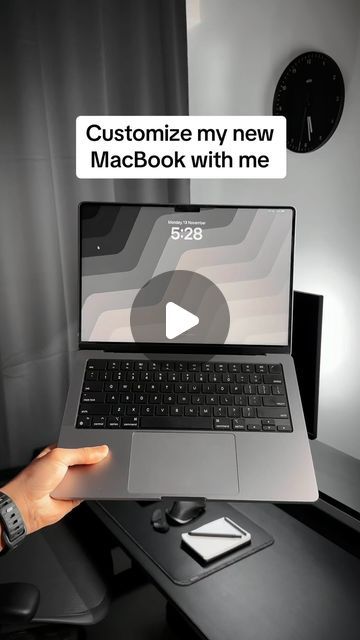 Easlo on Instagram: "Customize my new macbook with me. #apple #macbook #macbookpro #m3pro #unboxing" How To Customize Macbook, Customize Macbook Desktop, Macbook Personalization, Macbook Pro M3, Macbook Customization Desktop, Aesthetic Macbook Setup, Mac Customization, Macbook Desktop Ideas, Macbook Pro Aesthetic