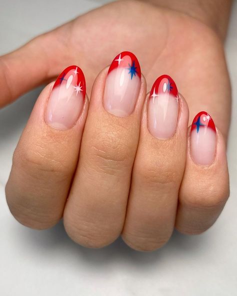 Red White And Blue Nails, White And Blue Nails, Fur Nails, Firework Nail Art, Patriotic Nails Design, Firework Nails, Patriotic Nails, Fourth Of July Nails, 4th Of July Nails