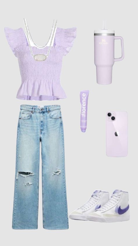 Lavender Outfit Aesthetic, Lavender Outfit, Cute Outfits With Shorts, Lavender Haze, Outfit Aesthetic, Outfits Aesthetic, Your Aesthetic, Lilac, Outfit Inspirations