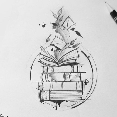 Pin by Agustina Scaccia on Dibujos (arte y mas) | Bookish tattoos, Book tattoo, Sketches Memories Tattoo, Book Tattoos, Bookish Tattoos, 심플한 그림, Book Tattoo, Book Drawing, Art Drawings Sketches Simple, Sketchbook Art Inspiration, Art Drawings Simple