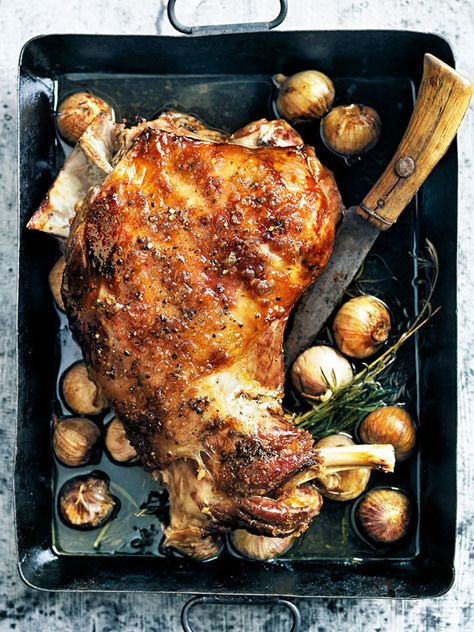 Quick and easy dinner or decadent dessert - recipes for any occasion. Donna Hay Recipes, Roast Lamb Leg, Slow Cooked Lamb, Lamb Dishes, Donna Hay, Lamb Roast, Sunday Roast, Lamb Recipes, Slow Cooked