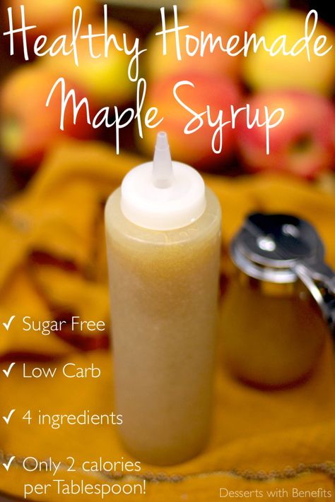 Homemade Maple Syrup, Maple Syrup Recipes, Sugar Free Maple Syrup, Homemade Syrup, Sugar Free Low Carb, Thm Recipes, Syrup Recipe, Low Carb Breakfast, Trim Healthy