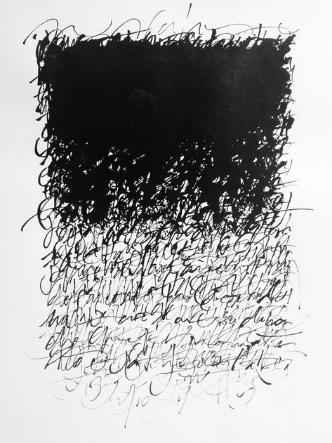 Christophe Badani. Abstract calligraphy. Confidences. 50x70 cm. Chinese Ink on Arches Paper. ________________________________ #lettering #calligraphy #letterart #handlettering #modernlettering #typespire #typeyeah #kaligrafer #calligraphy_daily #letteringleague #thecalligraphyhub #thehungrycreatives #handmadefont #dailytype Abstract Ink Painting, Abstract Ink Art, Asemic Calligraphy, Abstract Lettering, Abstract Black And White Art, Abstract Calligraphy, Asemic Writing, Poetry Reading, Soyut Sanat Tabloları