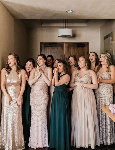 Green And Rose Gold Bridesmaid Dresses, Emerald Green Peach And Gold Wedding, Cakes Emerald Green, Wedding Cakes Emerald Green, Emerald And Rose Gold Wedding, Emerald Green And Rose Gold Wedding, Green And Gold Bridesmaid Dresses, Rose Gold And Green Wedding, Gold Gowns Elegant Classy