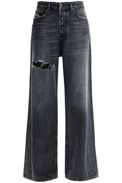 Page 7 of Women's Diesel | Editorialist Diesel Jeans Women, Diesel Pants, Jeans Models, Cotton Jeans, Loose Fit Jeans, Diesel Jeans, Logo Label, Jeans Material, Denim Branding