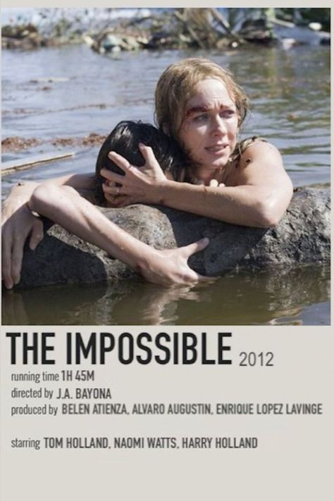 Polaroid poster of the 2012 film, The Impossible. The Impossible Movie, Polaroid Poster, I Love Cinema, The Impossible, About Time Movie, Film Movie, Indian Ocean, Poster Wall, Polaroid Film