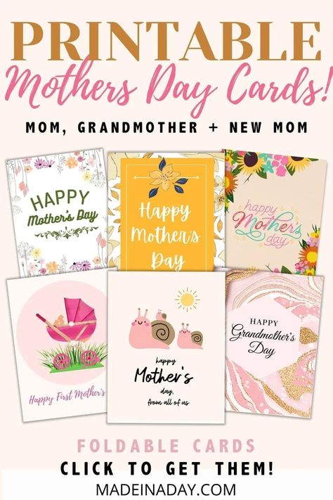 Looking for a super cute card for mom? These fun set of printables for mom also include first-time mothers and grandmas! Plus they are foldable. Just print and fill. Mothers day cards for grandma grandmothers, mother s day cards for first-time moms, new mom mothers day card, Mothers Day Cards For Grandma, Free Mothers Day Cards, Mother's Day Printables, Mothersday Cards, Free Homeschool Printables, Homeschool Freebies, Homeschool Projects, Card For Mom, Art Greeting Cards