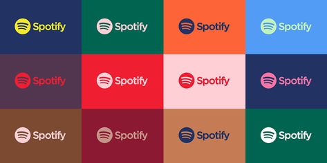 Trending in Design: Bold Color Palettes | Eyemax Group Spotify Color Palette, Fitness Brand Color Palette, Bold Color Combinations, Spotify Branding, Logo Color Palette Branding, Email Newsletter Inspiration, Logo Color Combinations, Seeds Color Palette, Fashion Logo Inspiration