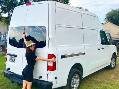 Why I Chose A Nissan NV for Van Life Nissan Cargo Van Conversion, Nissan Nv2500 Camper Conversion, Nomad Living, Cargo Van Conversion, Nissan Vans, Nissan Nv, Camper Van Life, Conversion Van, Trailer Living