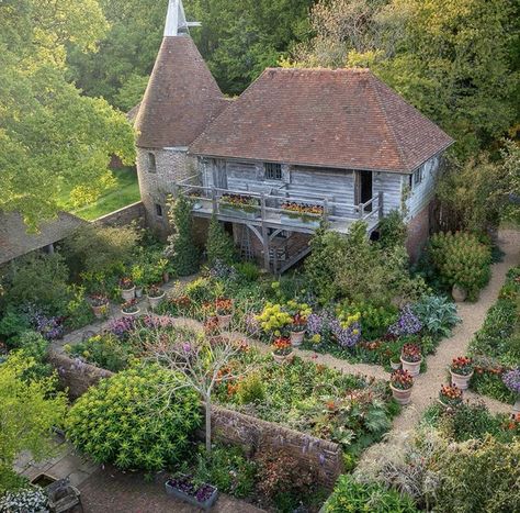 Prairie Landscaping, Farm Chicken Coop, Herb And Vegetable Garden, Ted Kaczynski, Garden Supports, Angel Oak Trees, Terracotta Garden, Sarah Raven, Topiary Garden