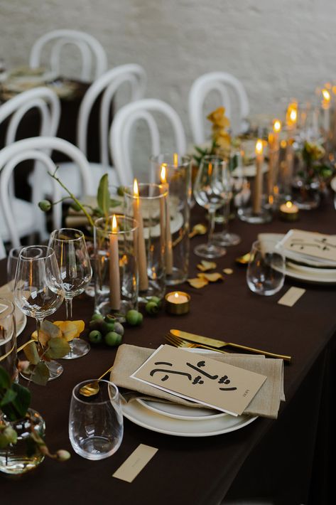 The Line Dc Wedding, Supper Club Theme, Modern Tablescape, Wedding Tablescape, Wedding Dress Store, Candlelit Dinner, Bright Wedding, Event Planning Design, Supper Club