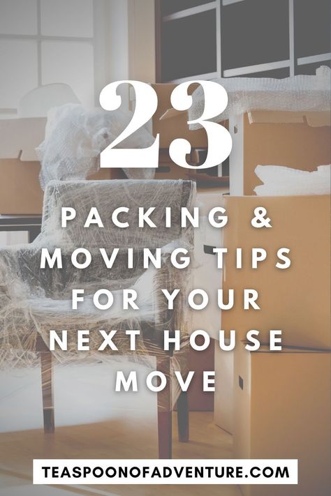 23 PACKING & MOVING TIPS to make your next house move a breeze! Learn what to pack first, how to pack clothes and shoes, and my best packing hacks! Best Packing Hacks, Moving Hacks Packing, Tips For Moving, Packing Moving, Start Pack, House Move, Packing Hacks, Packing To Move, Moving Packing