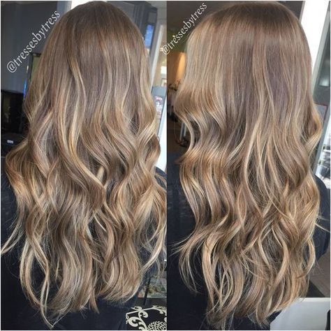 Blonde Light Brown Hair, Natural Blonde Balayage, Dark Blonde Balayage, Hair With Blonde Highlights, Blond Balayage, Dark Blonde Hair, Balayage Hair Blonde, Brown Blonde Hair, Hair Color And Cut