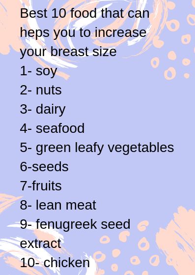 what to eat to increase your breast size naturally!  see more: https://bit.ly/2WdEU2U Diet For Bigger Breast, How To Grow Breast Size Naturally, How To Increase Breast Size Fast, How To Grow Breast Size, Increase Breast Size, Summer Body Workout Plan, Easy Healthy Smoothies, How To Get Bigger, Summer Body Workouts