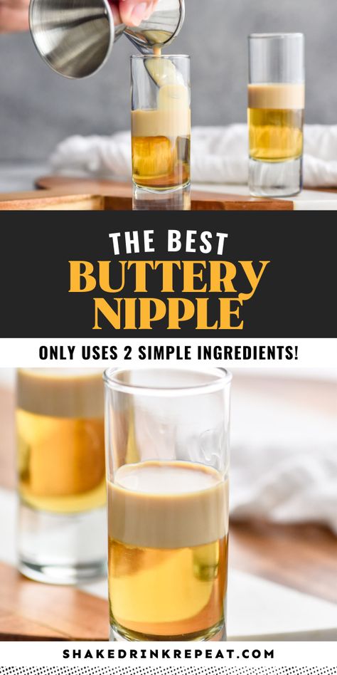 Buttershots Shots, Cheap Shots Alcohol Recipes, Easy Shots Alcohol, Easy Shooter Recipes, Brain Hemmorage Shot Recipe, Shot Charcuterie Board, Easy Shots To Make In Bulk, Shooters Alcohol Recipes, Easy Shots To Make