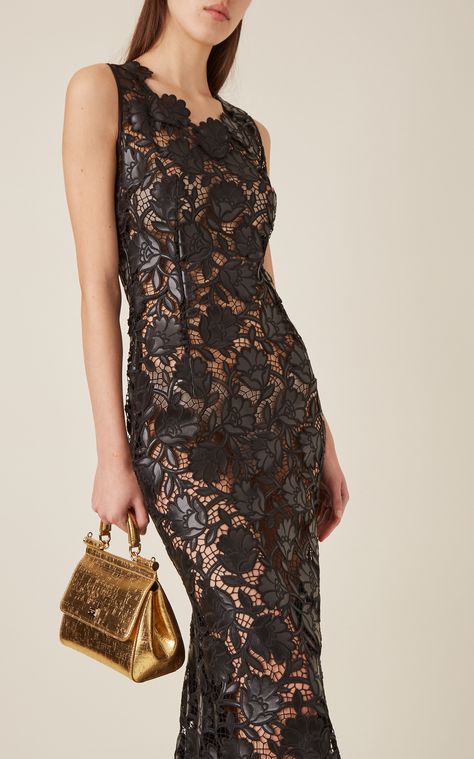 A hero: Dolce & Gabbana Guipure Lace Midi Dress Dolce And Gabbana Fashion, Guipure Lace, Lace Midi, A Hero, Fashion And Style, Lace Midi Dress, Midi Dress Sleeveless, Moda Operandi, Daily Fashion