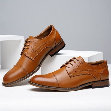 The Z13 dress shoes are a classic Oxford style that is perfect for any formal occasion. They are made from high-quality leather and feature a sleek design. With their comfortable fit and stylish look, these shoes are sure to make a statement.

#mensshoes #dressshoes #brownoxfords Brown Shoes Men, Black Leather Dress Shoes, Men's Dress Shoes, Brown Dress Shoes, Monk Strap Shoes, Shoes Classic, Black Dress Shoes, Casual Dress Shoes, Oxford Dress Shoes