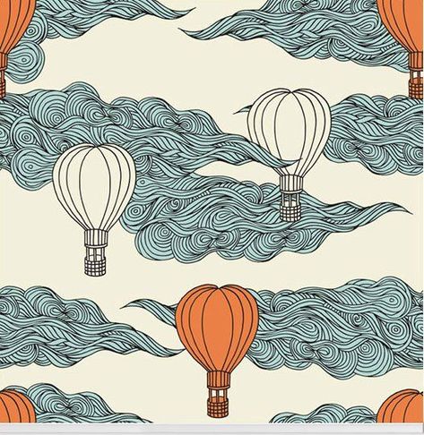 Hope Floats, Illustration Design Graphique, Arte Sketchbook, Hot Air Balloons, Doodle Art Designs, Air Balloons, Zentangle Art, Pen Art, Line Art Drawings