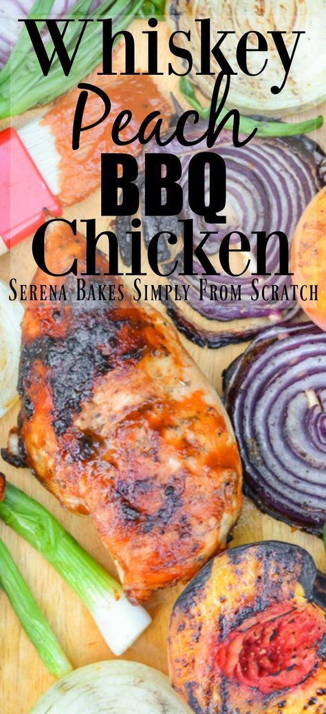 #Ad Whiskey Peach BBQ Chicken using O Organics from @Safeway and @Albertsons! So good and under 400 calories with the chicken and veggies! Peach Bbq Chicken, Entre Recipes, Smokehouse Recipes, Peach Bbq, Delish Dinners, Peach Chicken, Dinner Board, Tomatoes Recipes, Grilled Foods