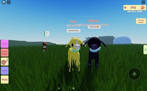 Roblox game: Moo Sun Names, Me And My Friend, Roblox Game, My Friend