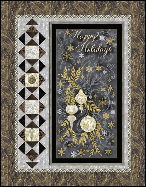 Projects / SILVER & GOLD - FAMILY ALBUM Quilt Kits For Sale, Border Styles, Quilt Panels, Baby Quilt Kit, Panel Quilt Patterns, Crumb Quilt, Fabric Panel Quilts, Timeless Treasures Fabric, Sewing Things