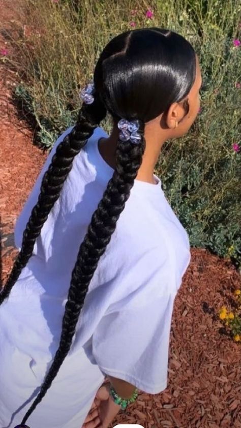 Middle School Hairstyles, Black Kids Braids Hairstyles, Simple Hairstyle, Sleek Ponytail Hairstyles, Feed In Braids Hairstyles, Braided Hairstyles For Teens, Girl Braids, Braided Ponytail Hairstyles