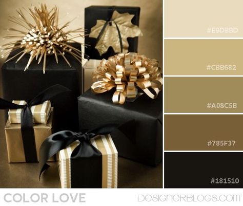 Pallete Color, Professional Gift Ideas, Colours Palette, Cute Gift Wrapping Ideas, Black Color Palette, Blog Designs, Orange Color Palettes, Gold Color Palettes, Gift Wrapping Ideas