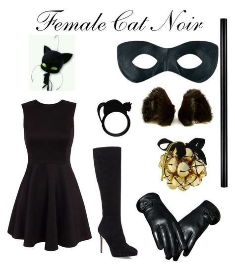 "Female Cat Noir" by adeline-jackson on Polyvore featuring Hinkley Lighting and Jimmy Choo Cat Noir Outfit Ideas, Female Cat Noir, Cat Noir Outfit, Miraculous Ladybug Costume, Dapper Day Outfits, Ladybug Outfits, Ladybug Costume, Female Cat, Disney Themed Outfits