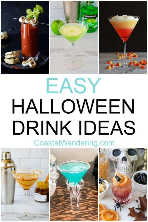 Easy Halloween Drinks, Halloween Drink Ideas, Creative Alcoholic Drinks, Cocktails With Vodka, Easy Halloween Cocktails, Grape Cocktails, Holidays Treats, Fun Halloween Drinks, Fun Drink Recipe