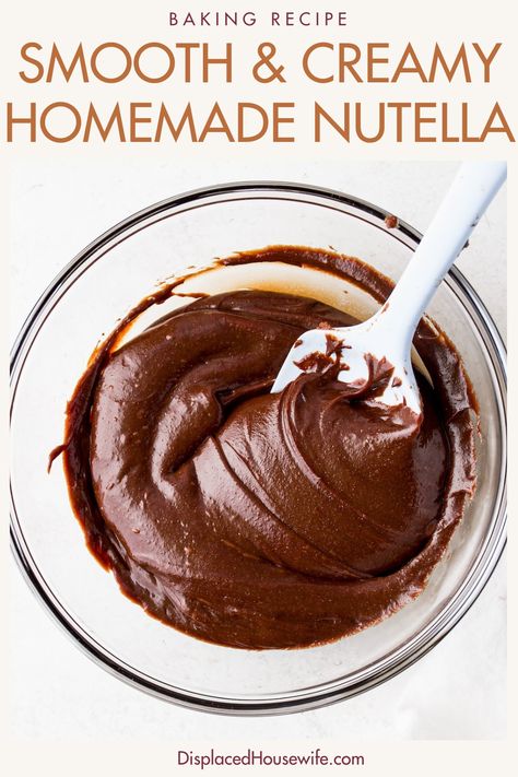 My love for Homemade Nutella knows no bounds! It's one of the easiest things you'll throw together, all you need is a food processor or high-speed blender. I like my chocolate hazelnut spread with a wee bit of texture, but feel free to make it extra smooth and creamy. Nutella is great stuffed in cookies (see my Nutella-Stuffed Chocolate Chip Cookies), smeared on toast or simply eaten with a spoon straight from the jar, it's that good! Salsa Sauce, Homemade Nutella, Chocolate Hazelnut Spread, Chocolate Nutella, Hazelnut Spread, On Toast, Bittersweet Chocolate, Chocolate Cream, Heavy Whipping Cream