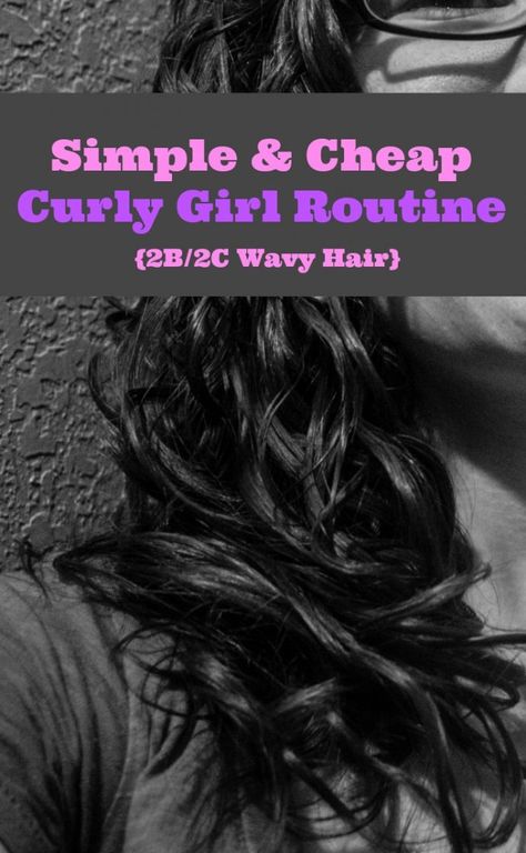 My Simple & Affordable Curly Girl Method Routine 2b/2c/3a Wavy Curly Hair Routine | Emily Reviews Simple Wavy Hair Routine, 2b Curly Hair Routine, Wavy Curly Hair Routine, Curly Girl Method Routine, Wavy Hair Care, Natural Hair Routine, Textured Curly Hair, Hair Curls, Curly Girl Method