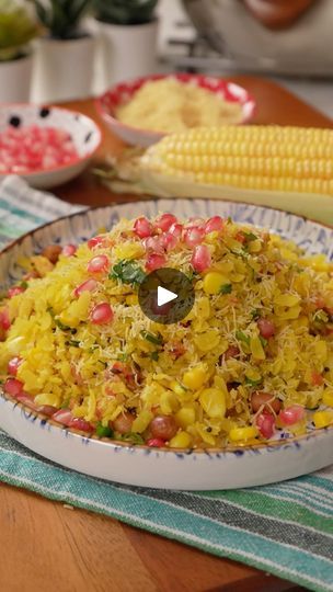 Sweetcorn Poha - Bina Aloo ka Sweetcorn Poha | Bina Aloo ka Sweetcorn Poha! 🌽 

My dad and I were never big fans of regular poha, until my mom came up with this delicious sweetcorn poha recipe. It’s... | By Meghna's Food MagicFacebook Sweetcorn Recipes, Poha Recipe, My Dad, My Mom