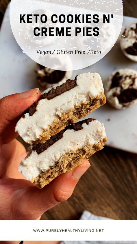 Best Keto Cookies, Catalina Crunch, Creme Pie, Single Serve Desserts, Drink Inspiration, Healthy Living Recipes, Low Carb Cookies, Vegan Keto, Balanced Life