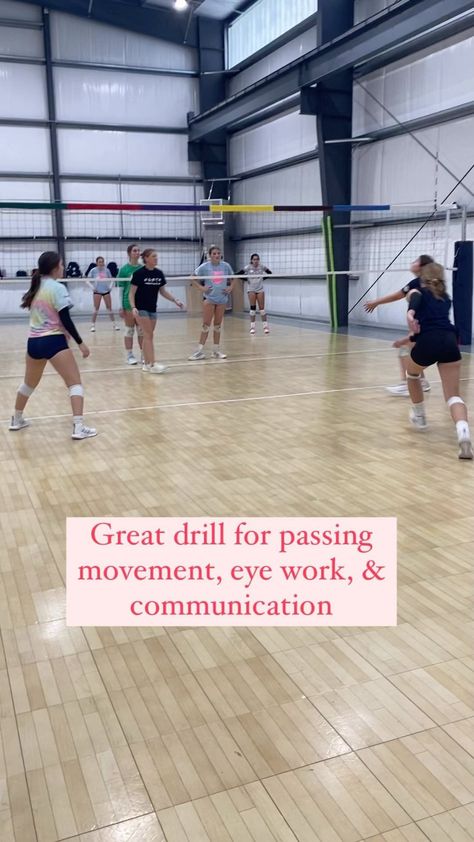 Volleyball Movement Drills, Volleyball Dive, Volleyball Passing, Volleyball Coaching, Passing Drills, Volleyball Clubs, Volleyball Workouts, Volleyball Training, Volleyball Drills