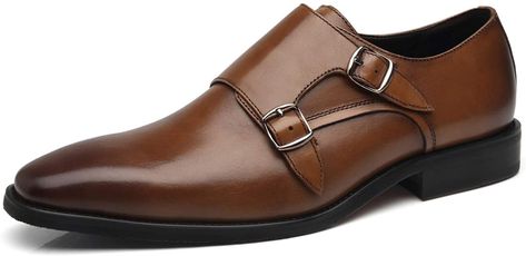 Leather #mens style #mens shoes #mens classy style Leather Shoes Brand, Comfortable Dress Shoes, Leather Shoes For Men, Business Casual Dress, Dress Shoes For Men, Double Monk Strap, Classy Fits, Men Dress Shoes, Leather Formal Shoes