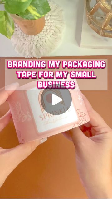 Packaging Tape Ideas, Packing Tape Design, Packaging Tape Design, Custom Packing Tape, Business Packaging Ideas, Sticker Mule, Custom Tape, Self Branding, Small Business Packaging Ideas