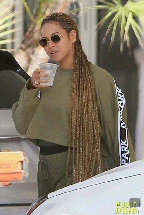 Highlighted Braids, New Braids, Beyonce Braids, Beyonce 2013, Two French Braids, Beyonce Hair, Braids Pictures, Tiffany Haddish, Blanket Scarves