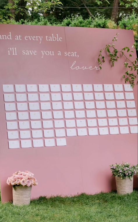 Large Seating Chart, Pastel Garden Wedding, Pink Taylor Swift, Kennebunk Maine, Pastel Garden, Wedding Dates, Taylor Swift Inspired, Wedding Wall, Future Wedding Plans