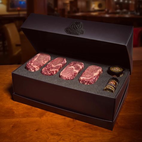 New York Prime Steak Gift Box - Churchill's Steakhouse Steak Gift Box, Steak Package, Steak Gift, Christmas Meat, Meat Gifts, Steak And Ale, John Howe, Prime Steak, Gift Box For Men