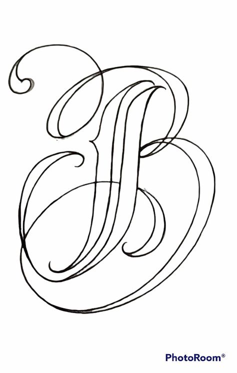 Engraving Stencils, B Cursive, Fancy Letter B, Calligraphy Alphabet Tutorial, Letter B Tattoo, Basic Art Techniques, Graffiti Art Letters, Lettering Styles Alphabet, Tattoo Lettering Design