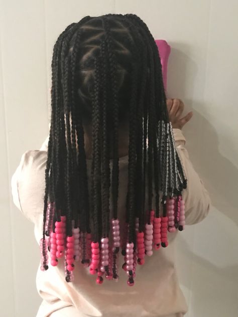 Braided Plaits Hairstyles, Diva Hairstyles, Hairstyles With Beads, Kids Box Braids, American Hairstyles, Plaits Hairstyles, Natural Hairstyles For Kids, Fancy Dresses Long, Christmas Hairstyles