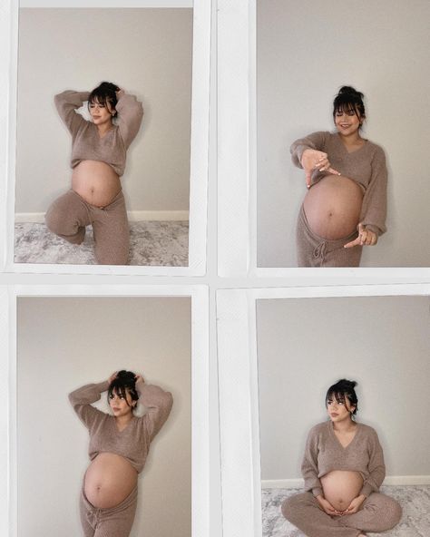 Pregnant Mirror Selfie, Self Photoshoot, 33 Weeks Pregnant, 35 Weeks Pregnant, Maternity Studio Photoshoot, Cute Pregnancy Pictures, Photoshoot Maternity, 36 Weeks, Pregnancy Pictures