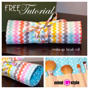 Diy Brush Holder, Diy Makeup Brush Holder, Diy Makeup Brush, Makeup Brush Roll, Diy Makeup Bag, Mimi G, Sew Ins, Brush Roll, Bag Sewing