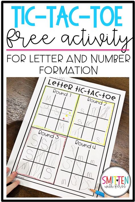 Click here to download this free letter and number formation activity for preschool, prek, kindergarten, or even 1st grade. This game is great for literacy stations, centers, or homework practice. Letter Writing Activities Kindergarten, Handwriting Centers Kindergarten, Handwriting Stations Kindergarten, Fun Letter Formation Activities, Letter Celebration Kindergarten, Letter Formation Activities Kindergarten, Letter Writing Practice Kindergarten, Letter Intervention Kindergarten, No Prep Kindergarten Centers