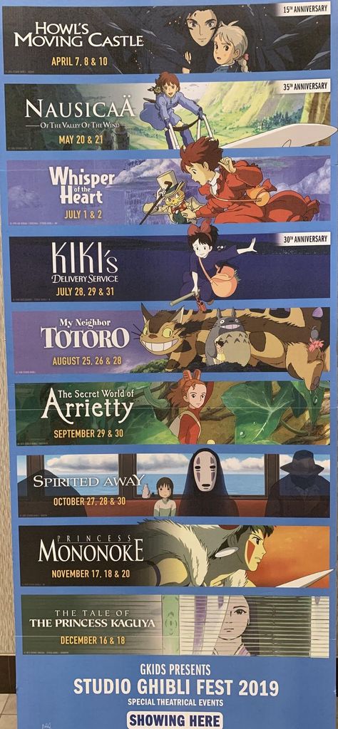 Studio Ghibli Movie List, All Studio Ghibli Movies, Studie Hacks, 하울의 움직이는 성, Anime Studio, Materi Bahasa Jepang, Japanese Animated Movies, Anime Suggestions, Ghibli Artwork