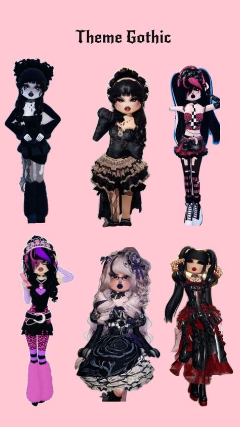 Gothic Romance, Goth Dress, Roblox Pictures, Gothic Dress, Gothic Outfits, Really Cute Outfits, Pastel Goth, Fitness Inspo, Dress To Impress