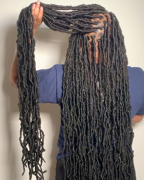 30 Inch Soft Locs Hairstyles, 40 Inch Soft Locs, But Length Soft Locs, Small Faux Locs, Soft Locs Waist Length, Small Soft Locs, Knotless Soft Locs, Short Soft Locs, Soft Locs With Color