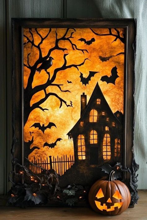 "Elevate your Halloween decor with DIY Halloween Wall Art! 🖼️🎃 A great way to add a unique and eerie touch to your home. 🌿✨ #DIYWallArt #HalloweenDecor #SpookyInspiration" Halloween Wall Art, Paint And Sip, Halloween Games, Art Event, Halloween House, Diy Halloween, Window Display, Diy Wall Art, Halloween Art