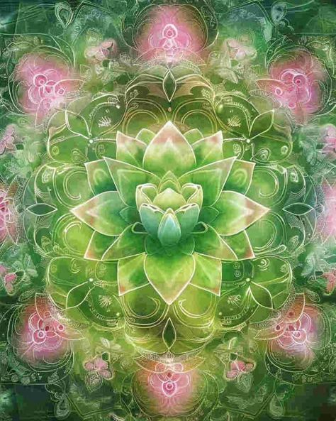 Mandala of heart chakra💚｜original spiritual artwork 🧚🏻original AI art combine with spirituality 👉commercial use unavailable #mandaladrawing #healingart #spiritualart #spiritualawakenings #spiritualhealing #arthealing #aiartist Heart Chakra Aesthetic, Chakra Art Mandala, Heart Chakra Art, Green Heart Chakra, Tarot Ideas, Heart Mandala, Chakra Art, Psychic Medium, Spiritual Artwork